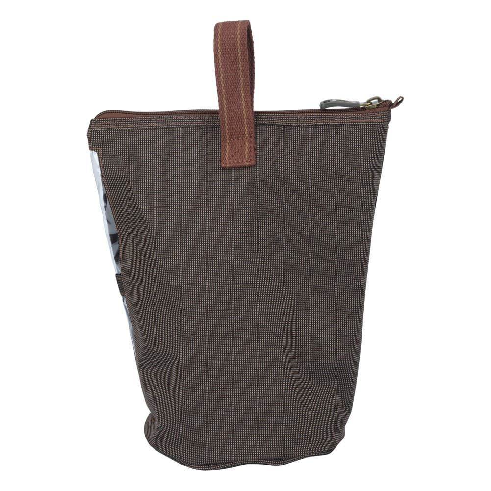 ALSANIDI, Tea and sugar storage bag for trips, 5 different pieces, Coffee Brown, Size 25*15.5*28Cm