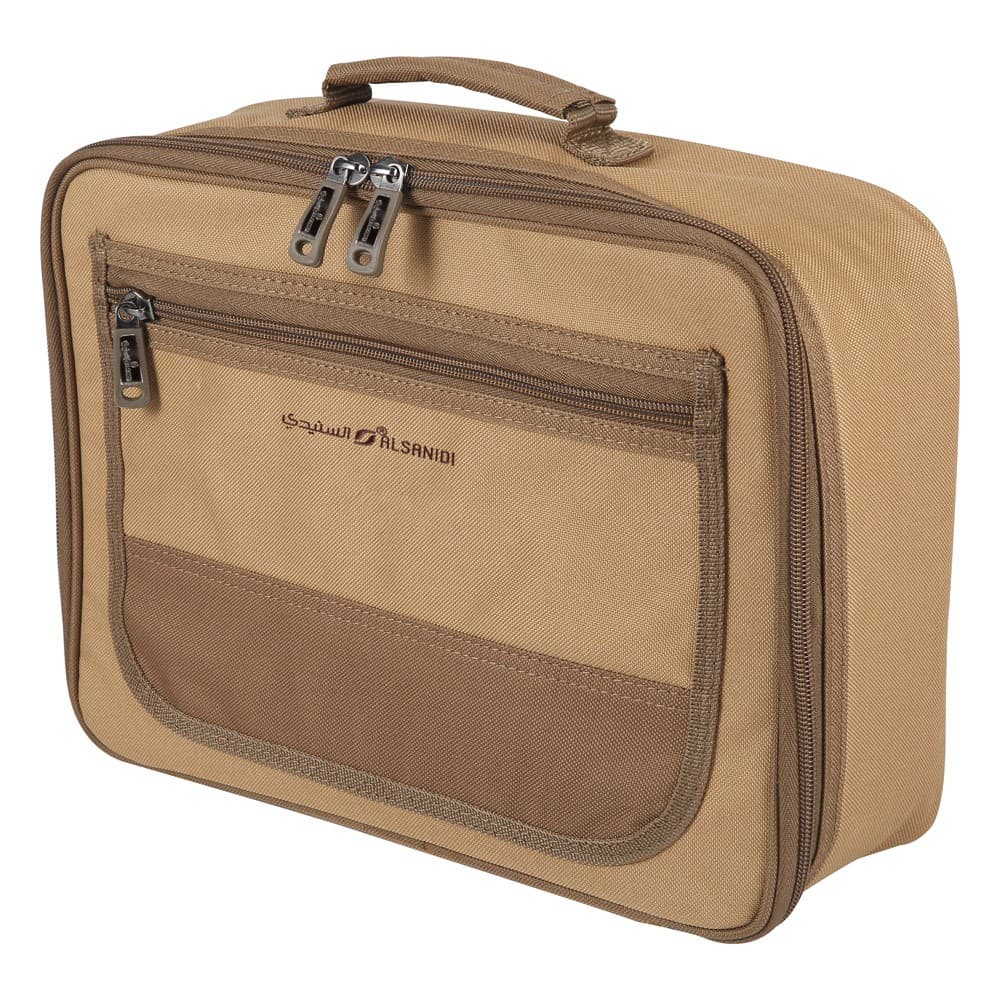 ALSANIDI, Tea Bag for Trips, Tea Bag, Kaki, Size 33.5*11*24Cm