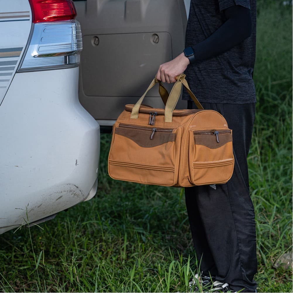 ALSANIDI, Al-Tanhat bag for trips, Camping bag, Sandy, Size 47*33*31Cm
