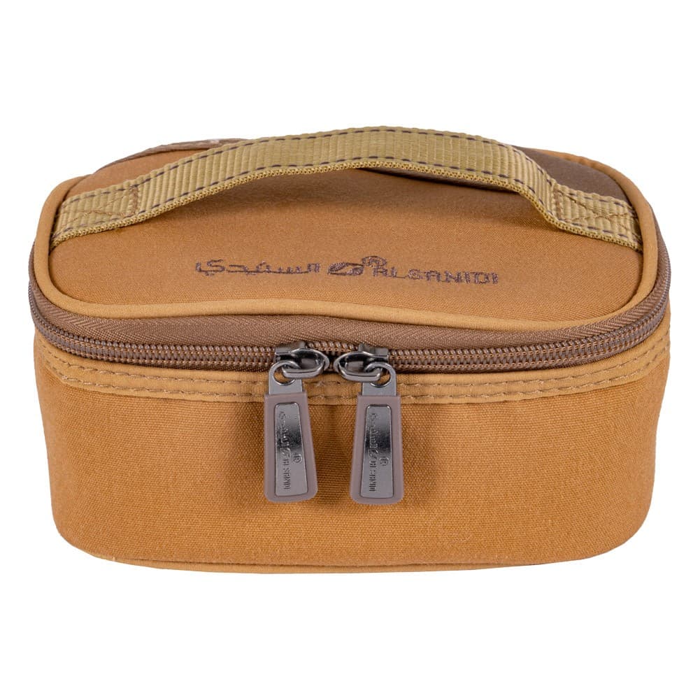ALSANIDI, Cups bag for trips, Cups bag, Sandy, Size 17*12*8Cm