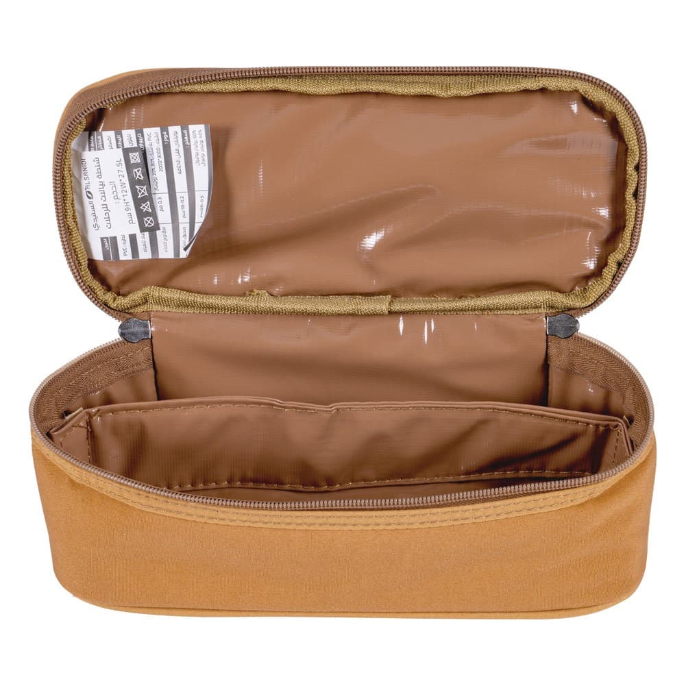 ALSANIDI, Cups bag for trips, Cups bag, Sandy, Size 27.5*12*9Cm