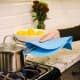 ALSANIDI, Silicone Hot pot holder, Blue, Size 17 Cm