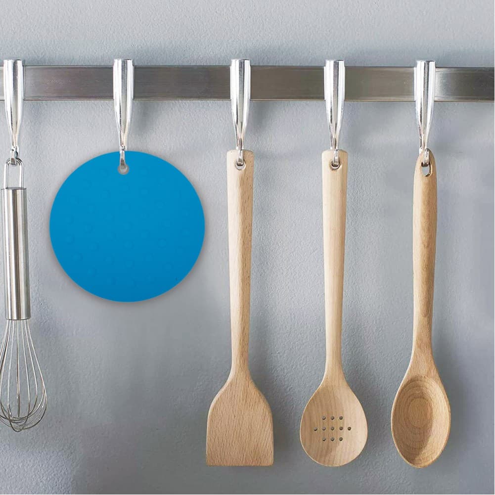 ALSANIDI, Silicone Hot pot holder, Blue, Size 17 Cm