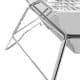 DPT, Trips grill, Portable BBQ stove, Silver, Size 49.5*22 Cm