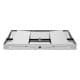 ALSANIDI, Trips grill, Portable BBQ stove, Silver, Size 40*25*25 Cm