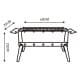 ALSANIDI, Trips grill, Portable BBQ stove, Silver, Size 40*25*25 Cm