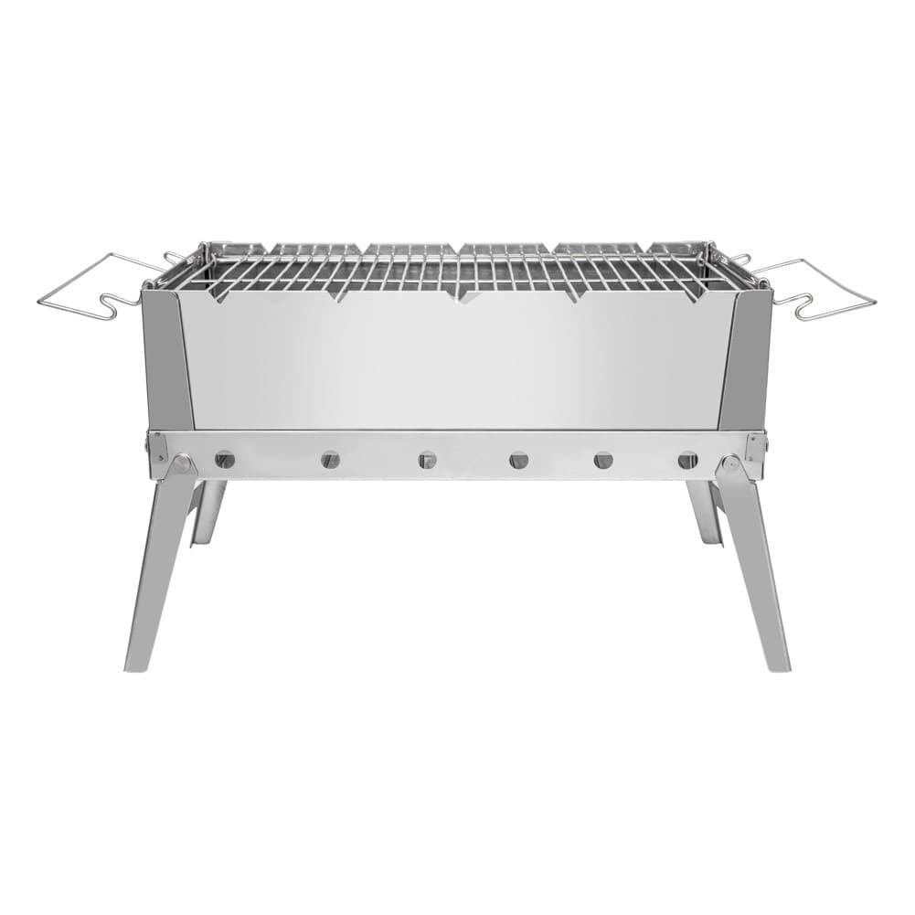 ALSANIDI, Trips grill, Portable BBQ stove, Silver, Size 40*25*25 Cm