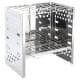 ALSANIDI, Portable BBQ stove, Charcoal BBQ Stove, Silver, Size 18*30*30 Cm