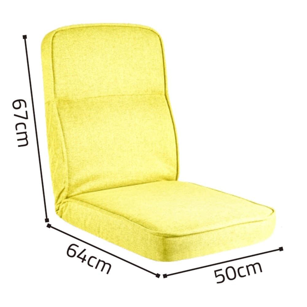 ALSANIDI, Ground Camping and Garden Chair, Trips Chair, Yellow, Size 50*64*67 Cm