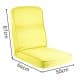 ALSANIDI, Ground Camping and Garden Chair, Trips Chair, Yellow, Size 50*64*67 Cm