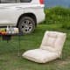 ALSANIDI, Ground Camping and Garden Chair, Trips Chair, Beige, Size 60*65*59 Cm