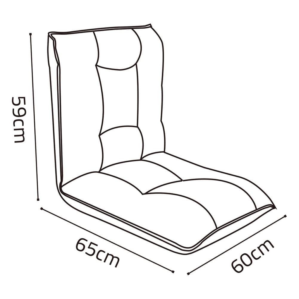 ALSANIDI, Ground Camping and Garden Chair, Trips Chair, Beige, Size 60*65*59 Cm