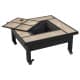 DPT, Wood stove for heating, Outdoor wood burning stove, Black, Size81*81*50
