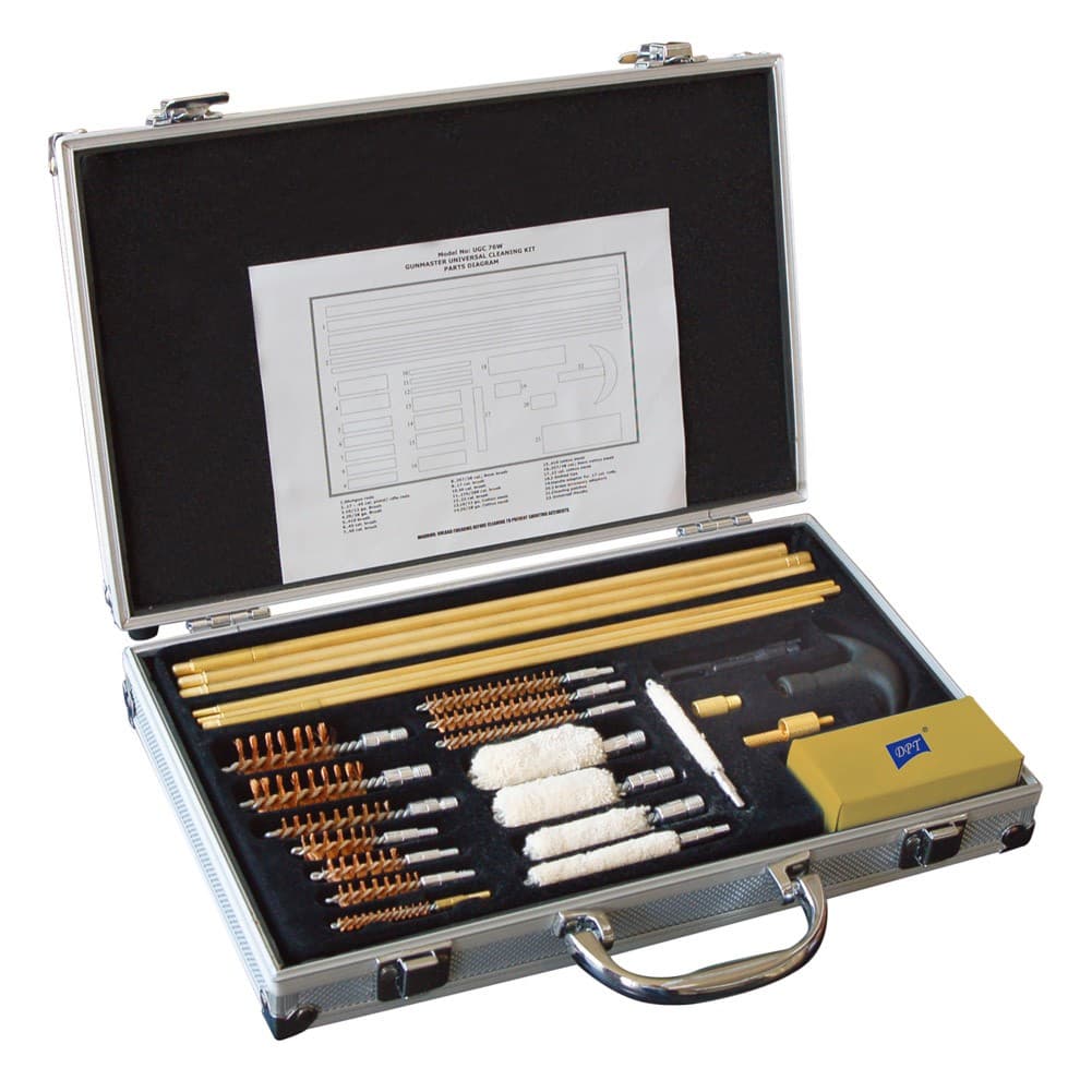 DPT, Weapon Cleaning Set, Weapon Cleaning Kit, Silver, Set 77 pcs