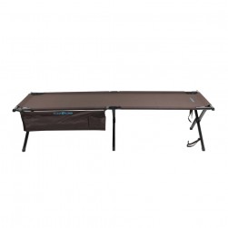 ALSANIDI, Camping Cot, Travel Cot for Camping, Brown, Size 80*210 Cm