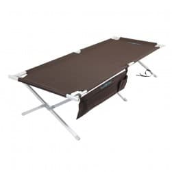 ALSANIDI, Camping Cot, Travel Cot for Camping, Brown, Size 80*210 Cm