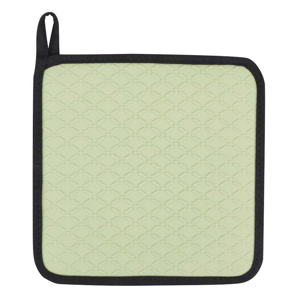 ALSANIDI, Silicone Hot pot holder, Green, Size 18*18 Cm