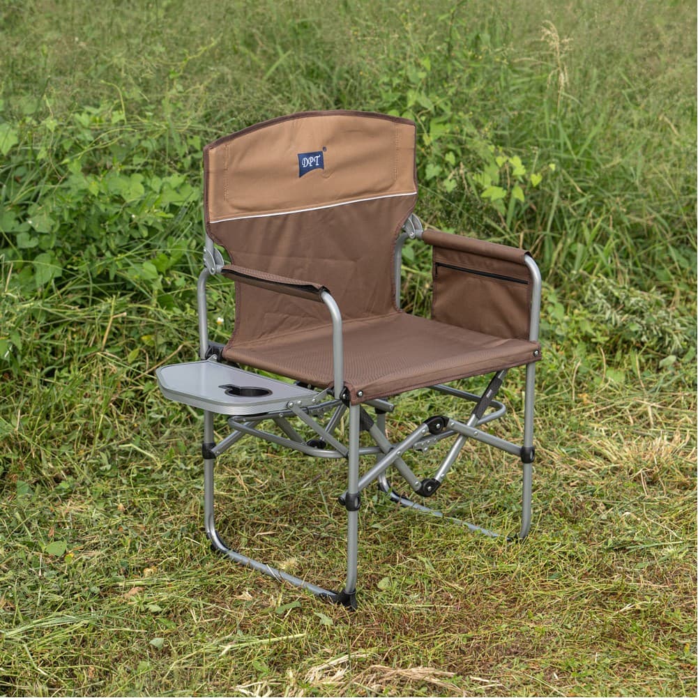 DPT, Camping Chairs for Trips, Camping Chair, Brown Dark, Size 83*60*50*44*92 Cm