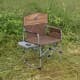 DPT, Camping Chairs for Trips, Camping Chair, Brown Dark, Size 83*60*50*44*92 Cm