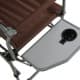 DPT, Camping Chairs for Trips, Camping Chair, Brown Dark, Size 83*60*50*44*92 Cm