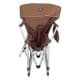DPT, Camping Chairs for Trips, Camping Chair, Brown Dark, Size 83*60*50*44*92 Cm