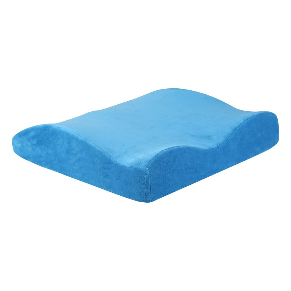 DPT, Medical pillow with memory foam filling, Foam seat cushion, Blue, Size 41*39 Cm