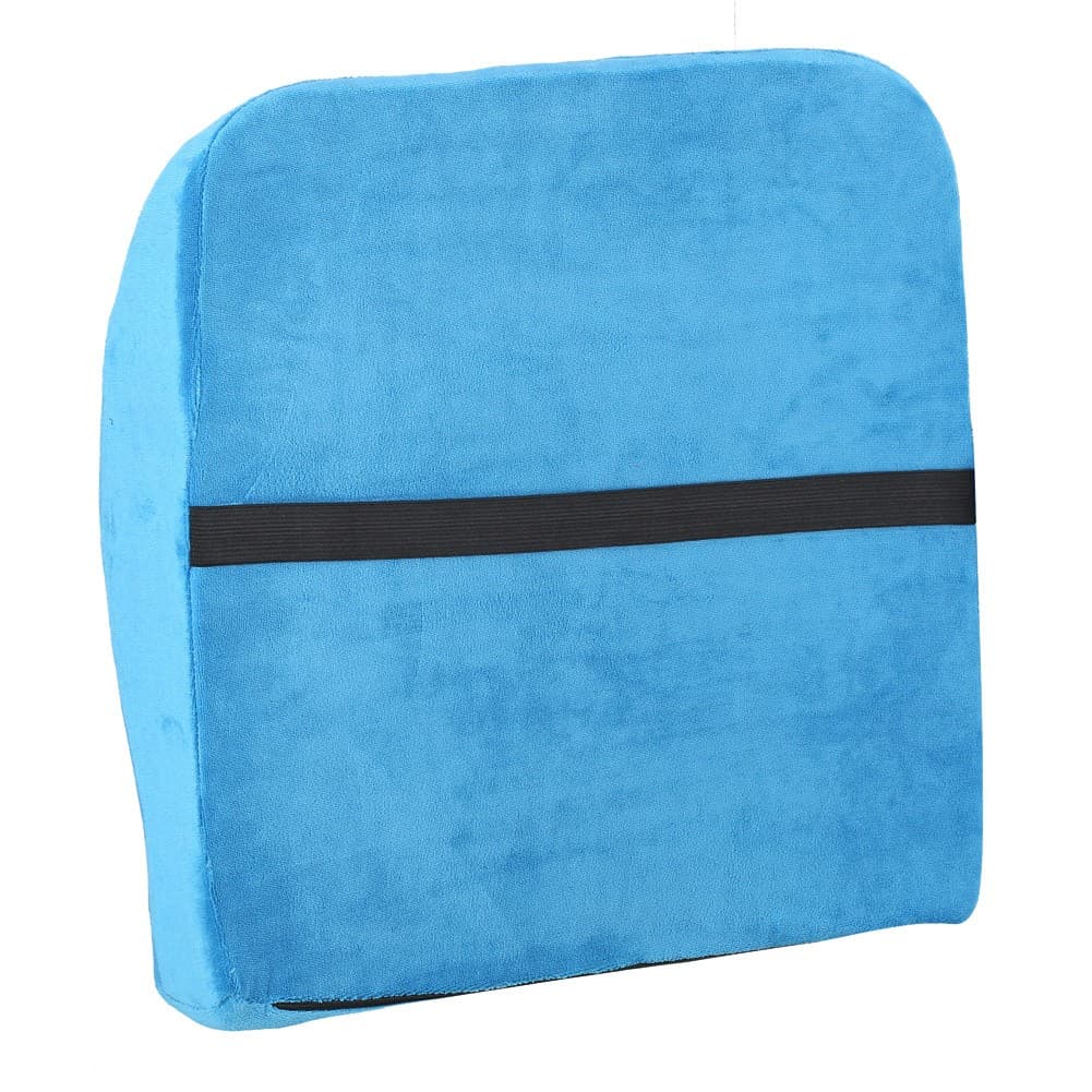DPT, Medical pillow with memory foam filling, Foam seat cushion, Blue, Size 41*39 Cm