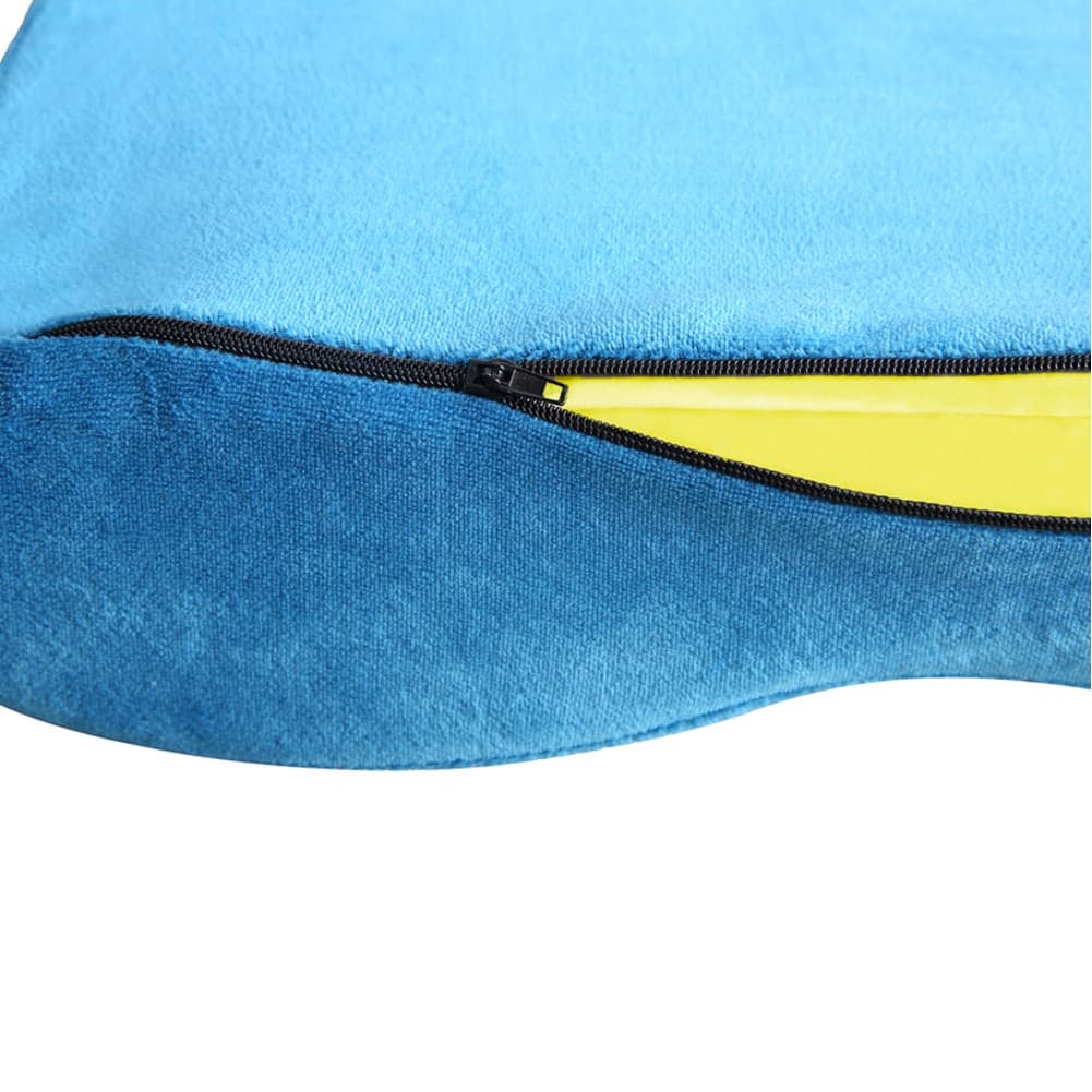 DPT, Medical pillow with memory foam filling, Foam seat cushion, Blue, Size 41*39 Cm