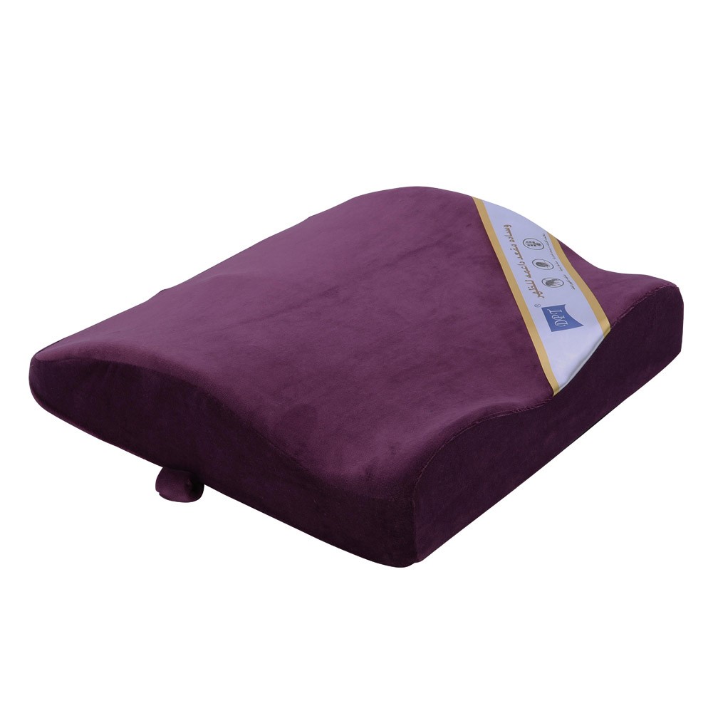 DPT, Medical pillow with memory foam filling, Foam seat cushion, Lilac, Size 41*39 Cm