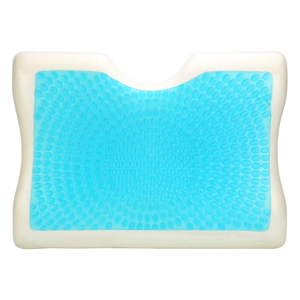 DPT, Medical pillow with memory foam filling, Anti-Bacterial Neck and Shoulder Support Pillow, Brown, Size 40*55 Cm