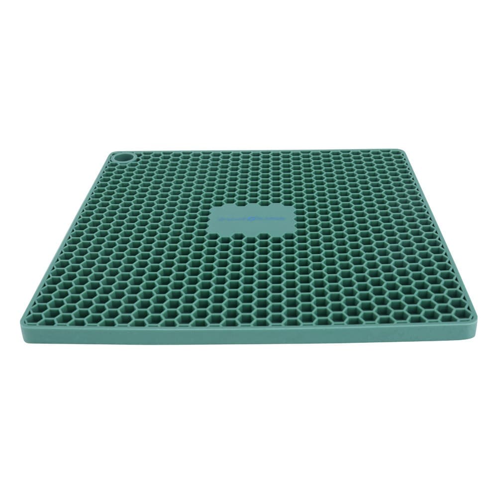 ALSANIDI, Silicone Hot pot holder, Green, Size 17.5*17.5 Cm