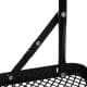 ALSANIDI, Aluminum Dish Drying Rack Table, Foldable Table for Outdoor and Home Gardens, Black, Size 40*60*26 Cm