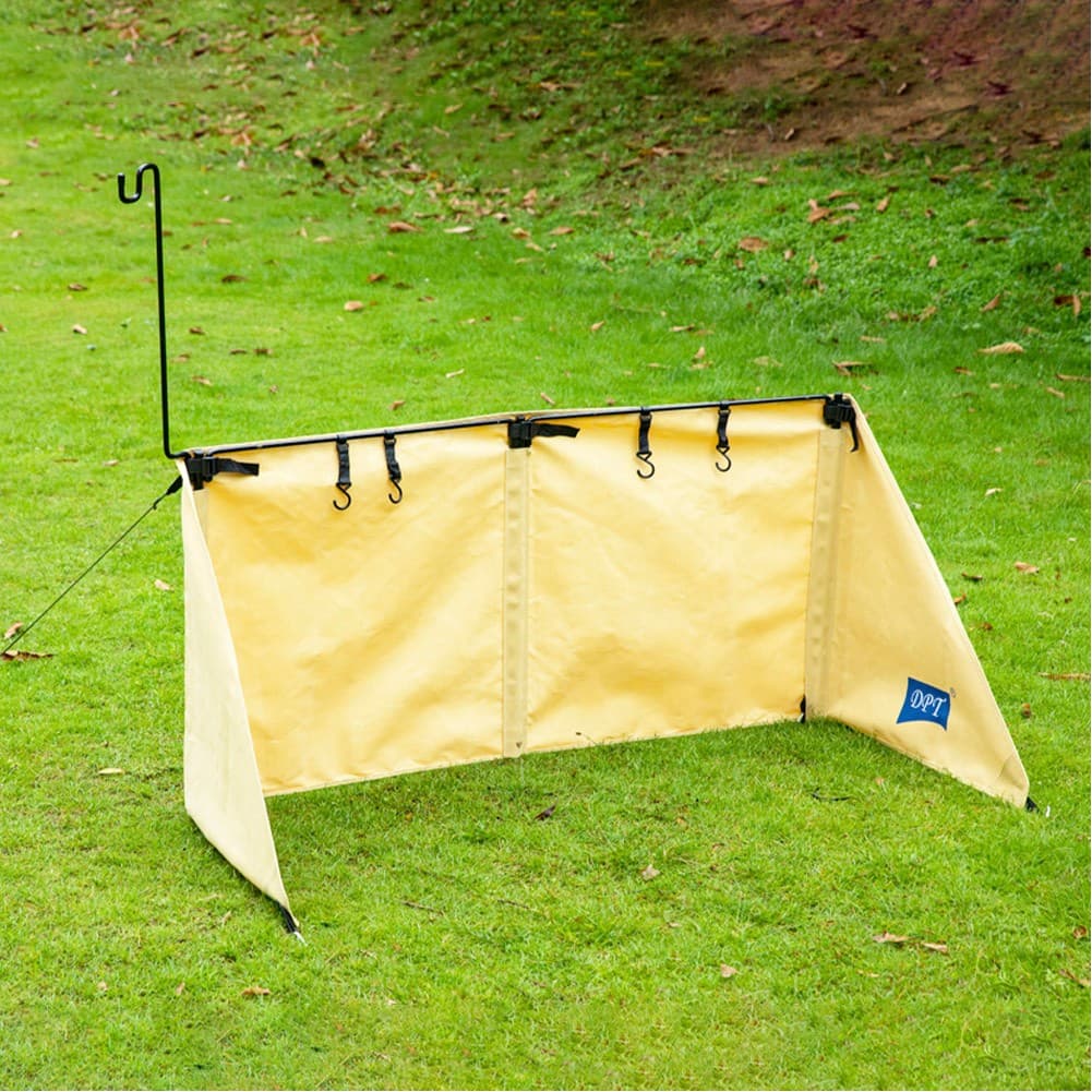 DPT, Kitchen windbreak trips, Camping Curtain, Beige, Size 257*67 Cm