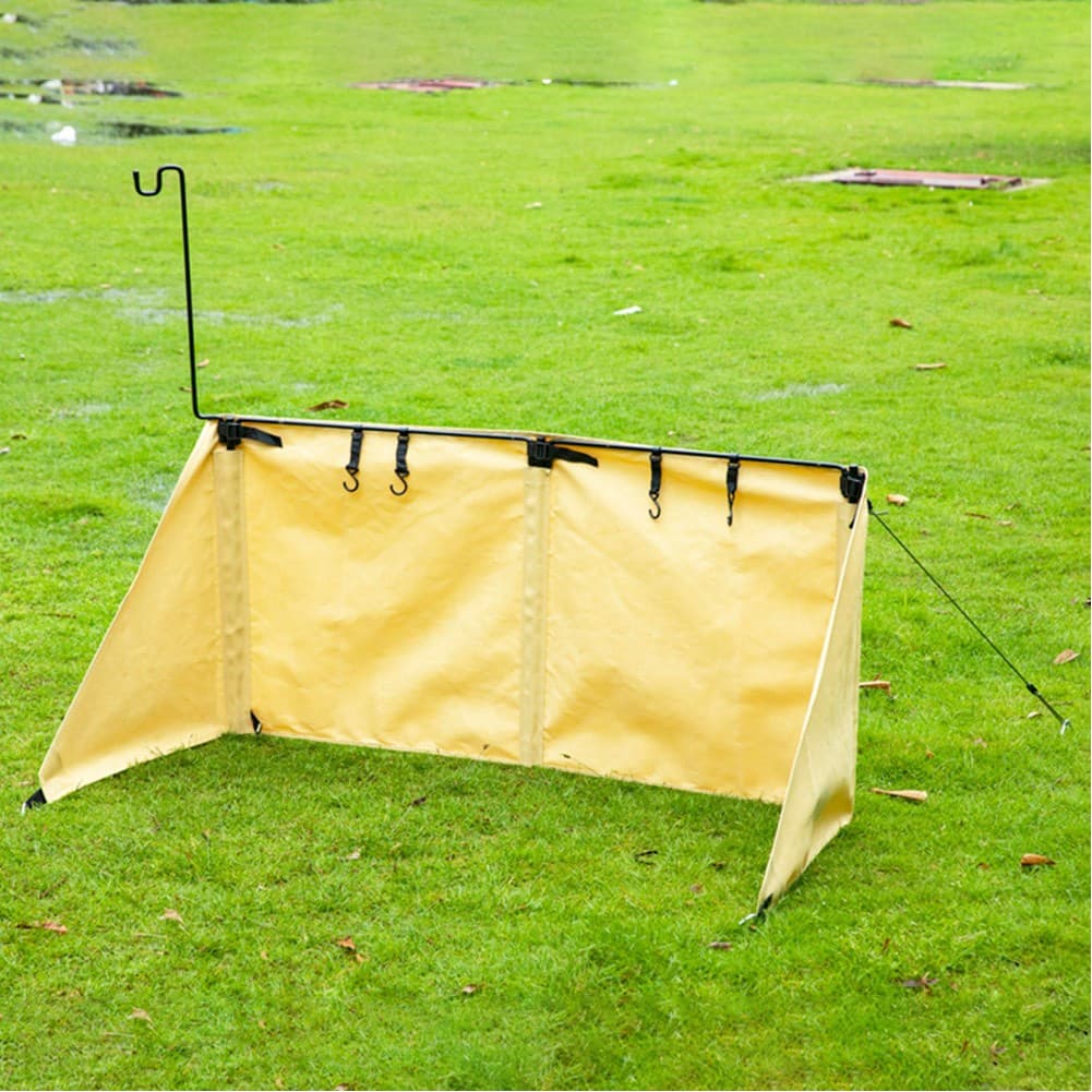 DPT, Kitchen windbreak trips, Camping Curtain, Beige, Size 257*67 Cm