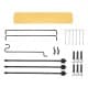 DPT, Kitchen windbreak trips, Camping Curtain, Beige, Size 257*67 Cm