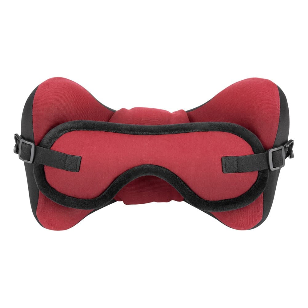 ALSANIDI, Travel foam head pillow, Trips Pillow, Red, Size 30*18.5*15 Cm