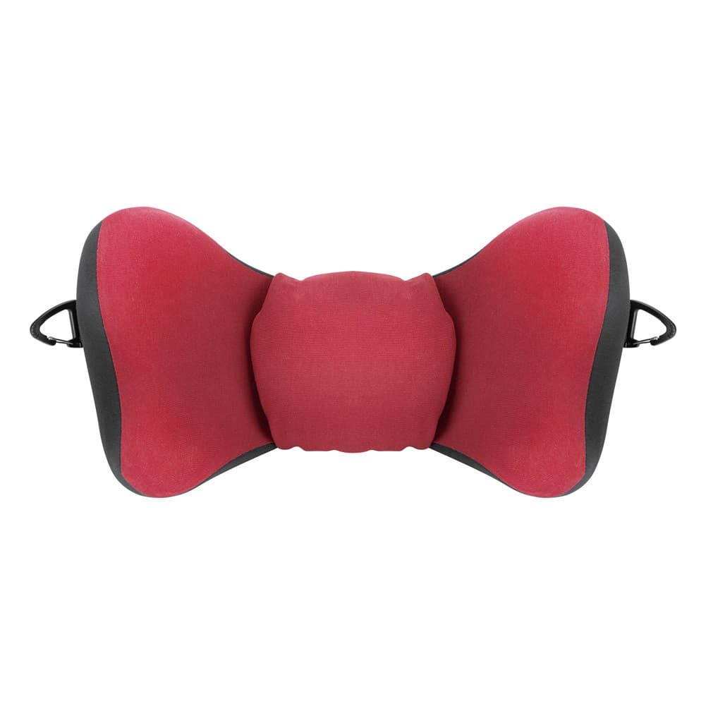 ALSANIDI, Travel foam head pillow, Trips Pillow, Red, Size 30*18.5*15 Cm
