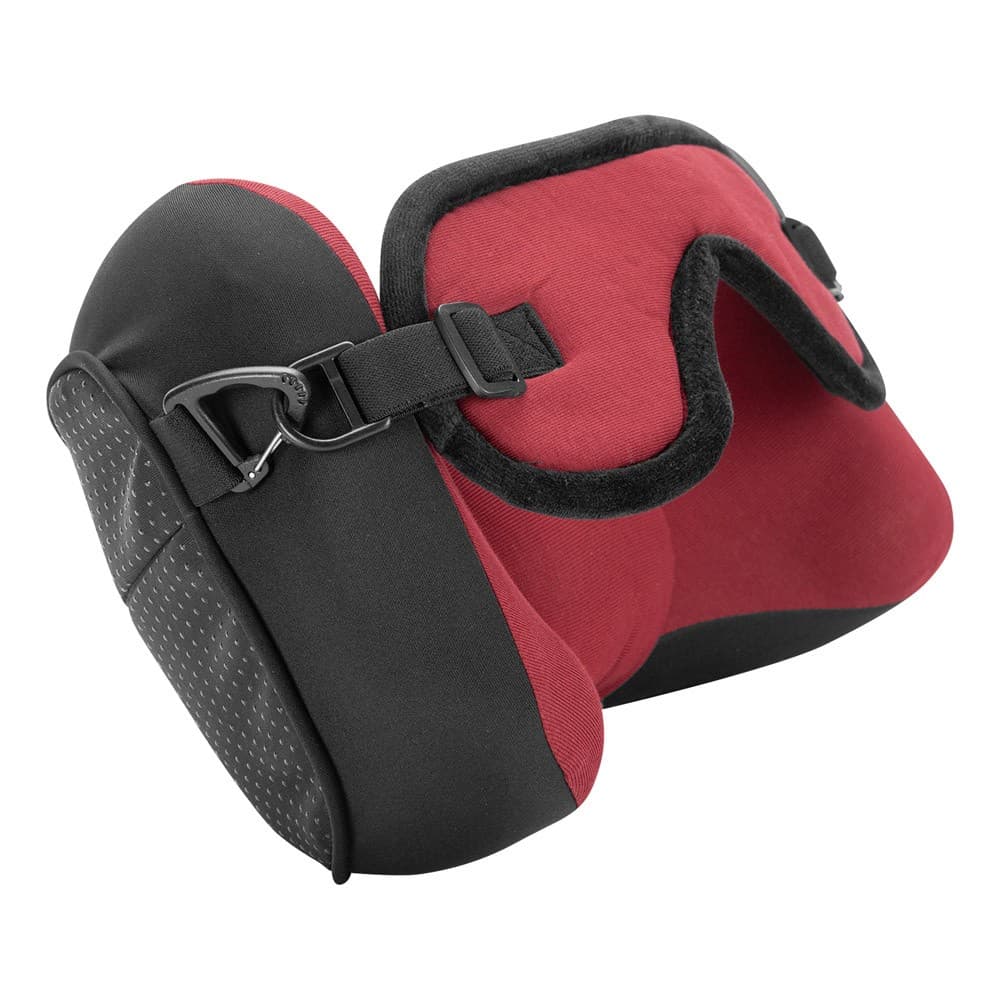 ALSANIDI, Travel foam head pillow, Trips Pillow, Red, Size 30*18.5*15 Cm