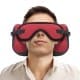 ALSANIDI, Travel foam head pillow, Trips Pillow, Red, Size 30*18.5*15 Cm