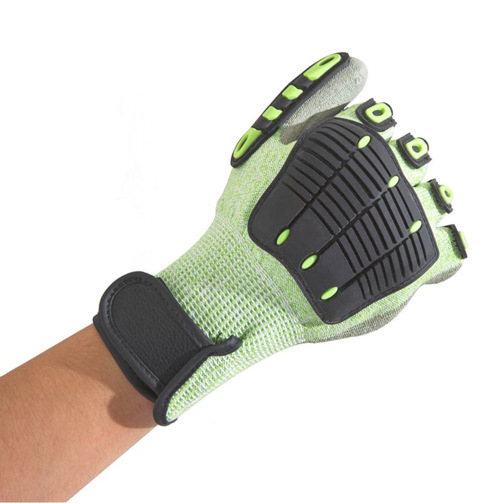DPT, Safety Gloves, Green, Size 25 Cm