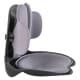 DPT, Multipurpose back cushion, Adjustable pillow, Gray, Size 41*41 Cm