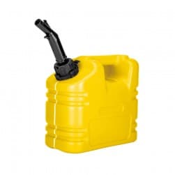 DPT, Thick Fuel and Gasoline Tank,
Portable Plastic Petrol Container, Yellow, capacity 5 L