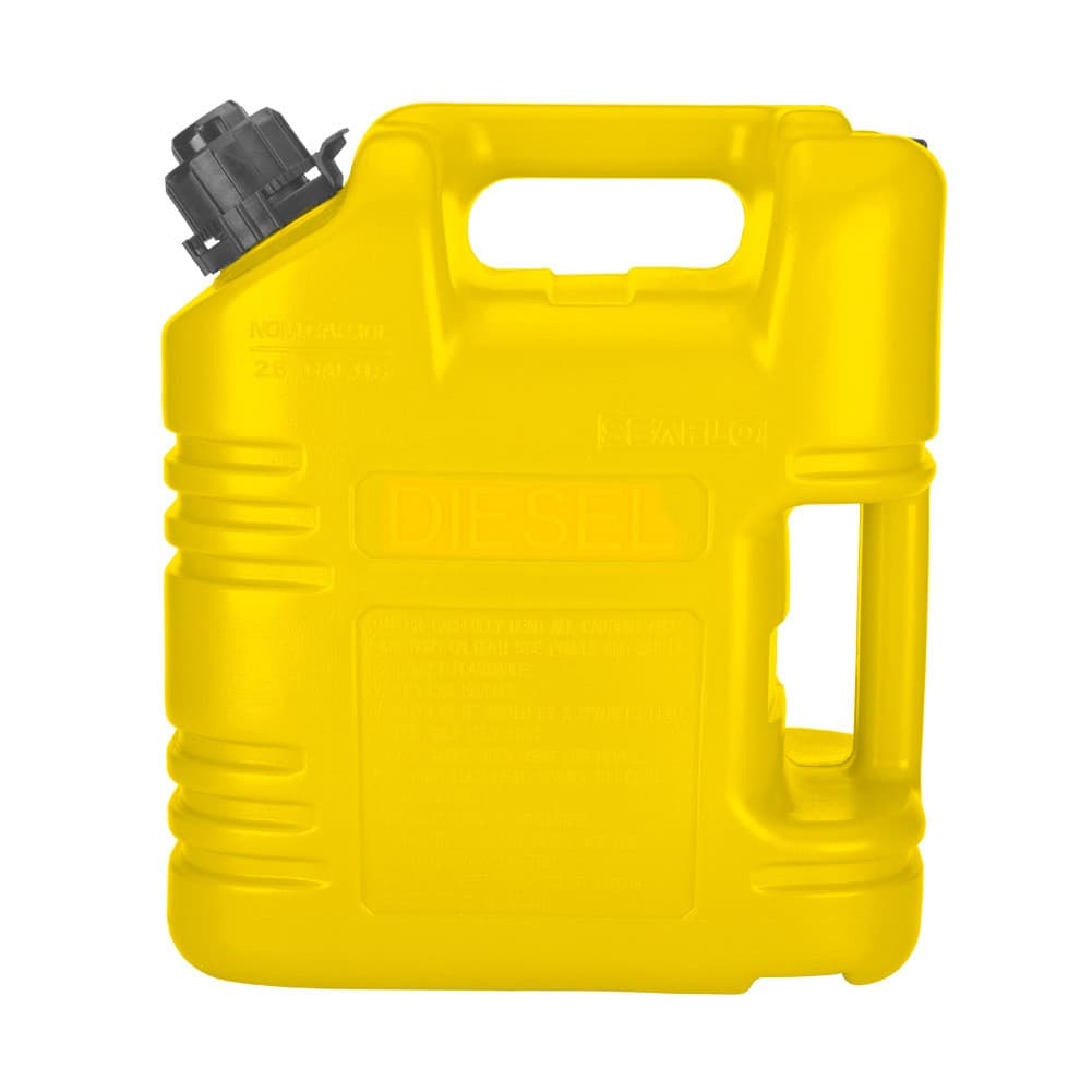 DPT, Thick Fuel and Gasoline Tank,
Portable Plastic Petrol Container, Yellow, capacity 10 L