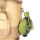 ALSANIDI, Leather Flask , Hikin Water Flask, Green, capacity 580 ml