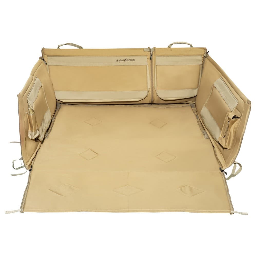 ALSANIDI, Car back trunk Mat for Jeep Yukon + tahoe, Back mat, Sulfur Yellow, Size 127*123*48Cm