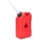 DPT, Thick Fuel and Gasoline Tank,
Portable Plastic Petrol Container, Red, capacity 3.8 L