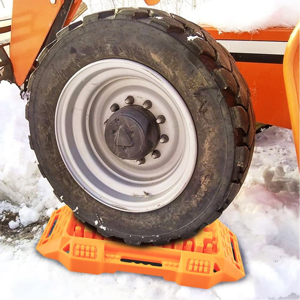 DPT, Anti-lock Braking System, ReCovery Tool for Stuck Tires in Snow, Mud, and Sand, Orang, Size57*33*6Cm