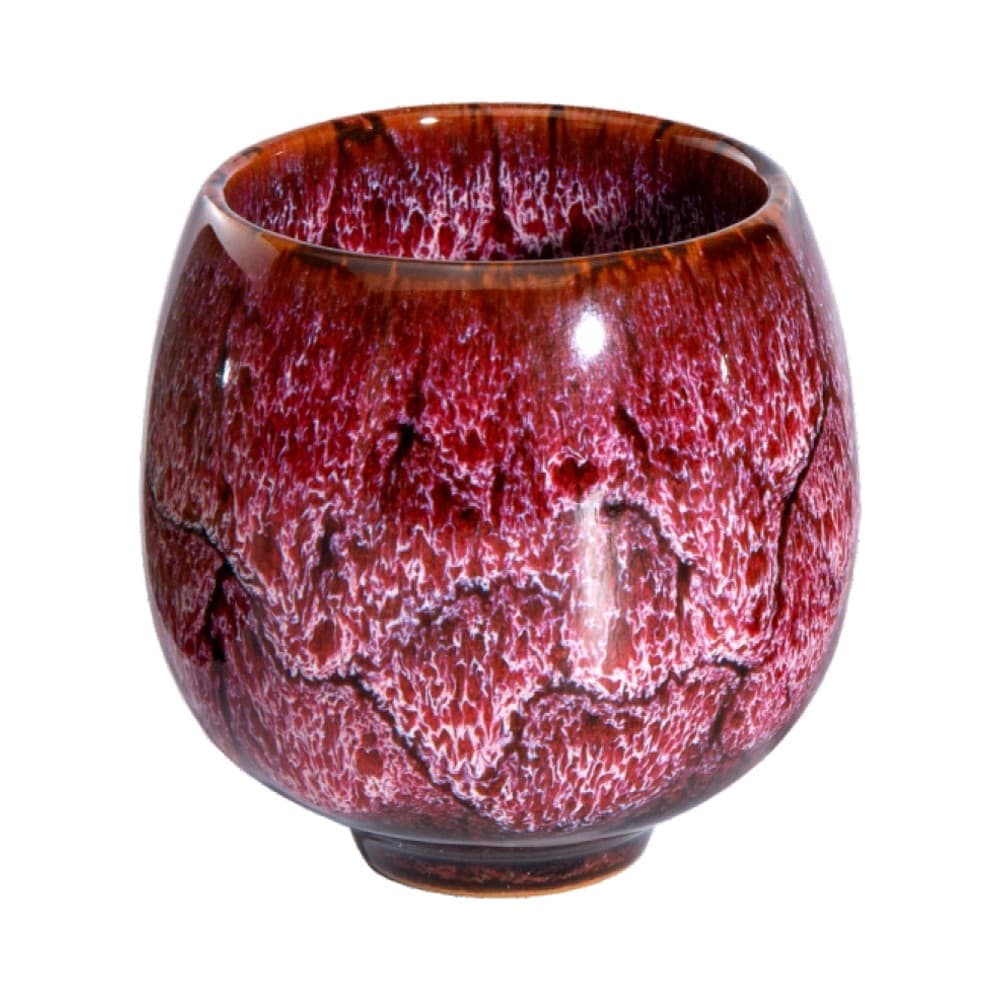 ALSANIDI, Decorative patterned cup, Coffee cup for trips and travel, Multicolored , Set 4 pcs capacity 100 ml