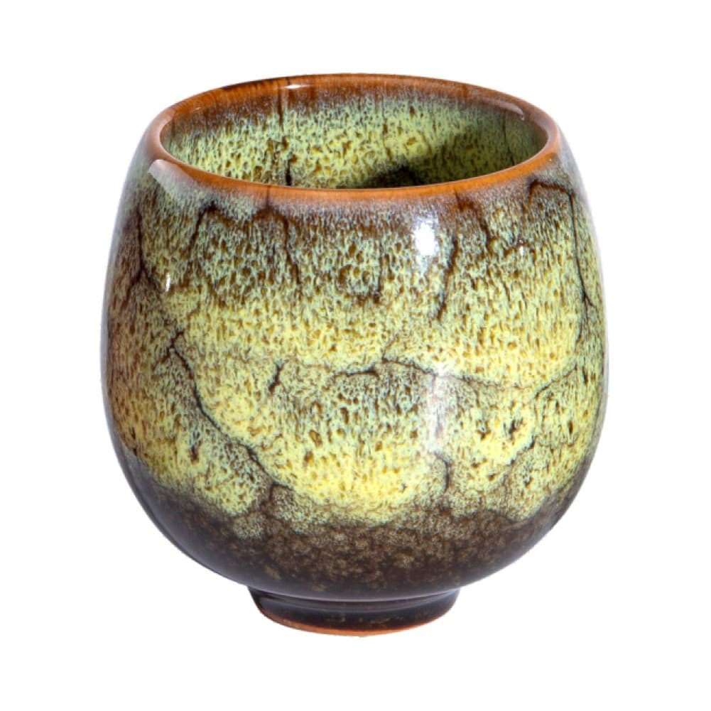 ALSANIDI, Decorative patterned cup, Coffee cup for trips and travel, Multicolored , Set 4 pcs capacity 100 ml