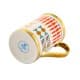 ALSANIDI, Al-Qatt Al-Asiri inscription cup, Coffee cup for trips and travel, White, capacity 330 ml